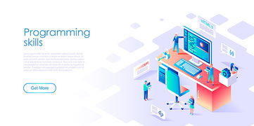 2.5D科技智能數(shù)據(jù)官網(wǎng)登錄頁設(shè)計(jì) 立體AI插畫與網(wǎng)絡(luò)科技開發(fā)